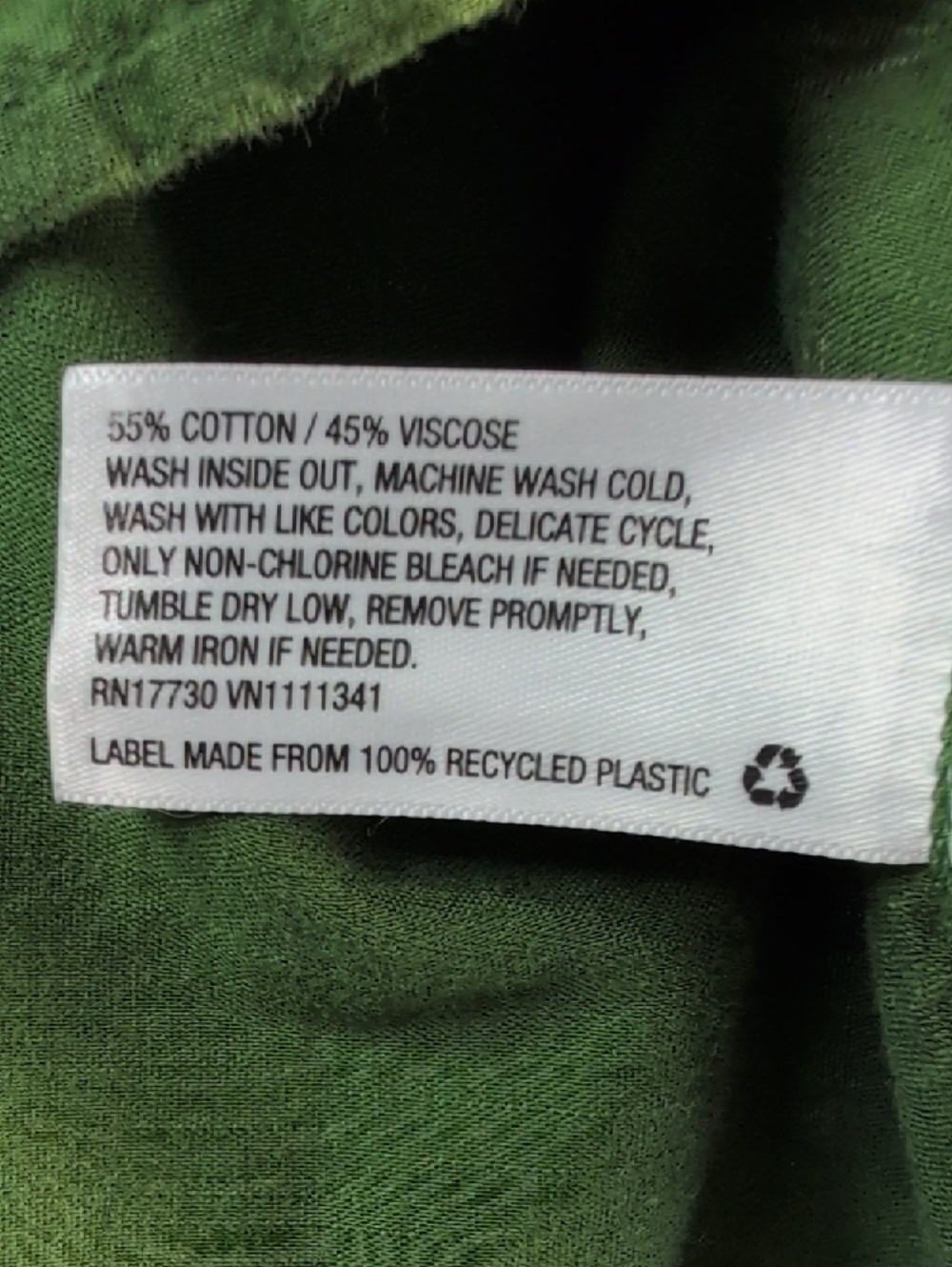 Knox Rose Boho Green Floral Print Blouse - Picture 5 of 9